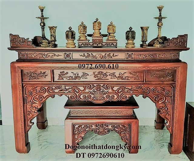 B&agrave;n thờ gỗ tự nhi&ecirc;n