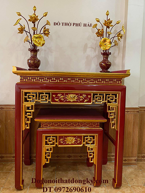 b&agrave;n thờ k&iacute;ch thước nhỏ