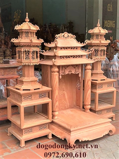 bàn thờ ông địa bàn thờ ông địa thần tài gỗ hương