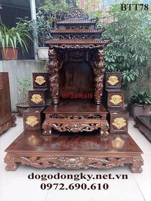 Bàn thờ thần tài 3 mái Bàn thờ thần tài 3 mái