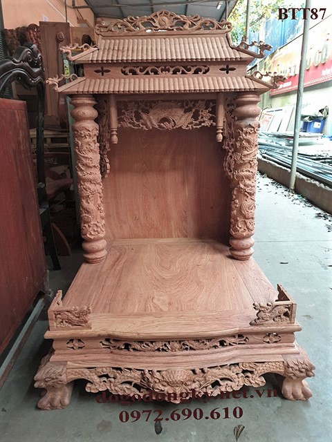 Bàn thờ thần tài dành cho công ty Bàn thờ thần tài cỡ to cho công ty