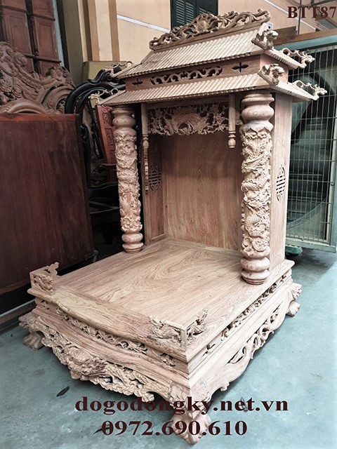 Bàn thờ thần tài cho hộ kinh doanh Bàn thờ thần tài cỡ to cho hộ kinh doanh