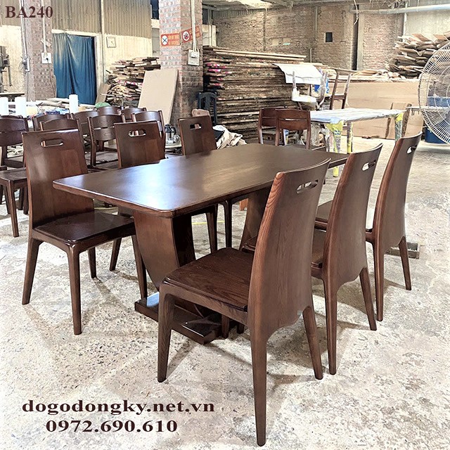 Bộ bàn ghế phòng ăn 6 ghế Bộ bàn ghế phòng ăn 6 ghế gỗ tự nhiên