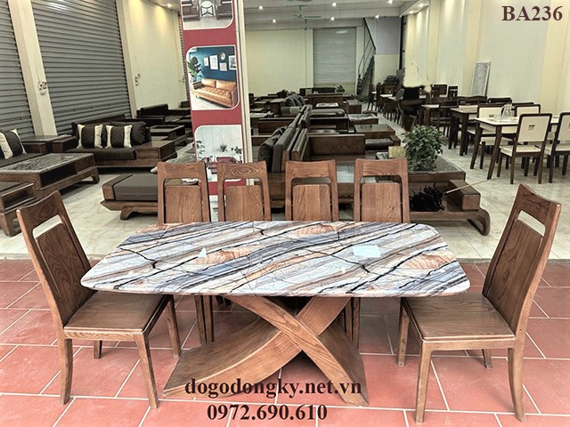 Bộ bàn ghế ăn gỗ sồi nga Bộ bàn ghế ăn gỗ sồi nga giá rẻ