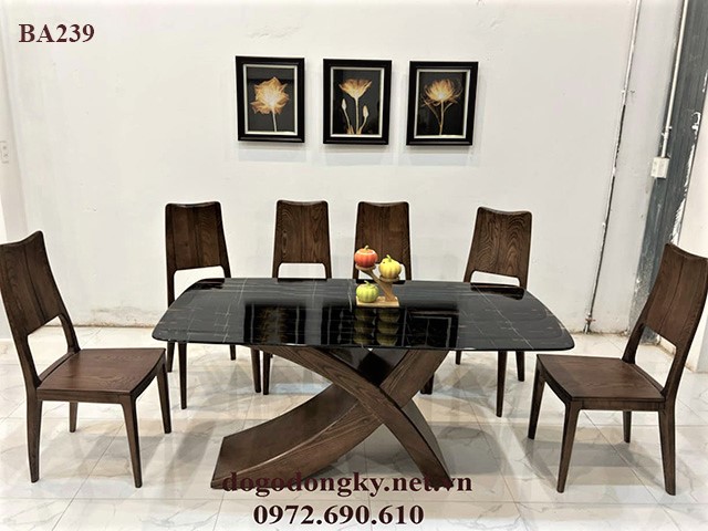 Bộ bàn ghế ăn gỗ tự nhiên Bộ bàn ghế ăn gỗ tự nhiên giá rẻ