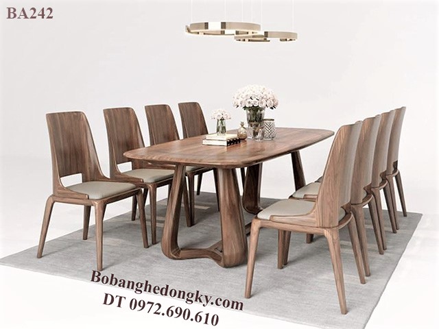 Bô bàn ghế phòng ăn đẹp Bô bàn ghế phòng ăn đẹp gỗ óc chó