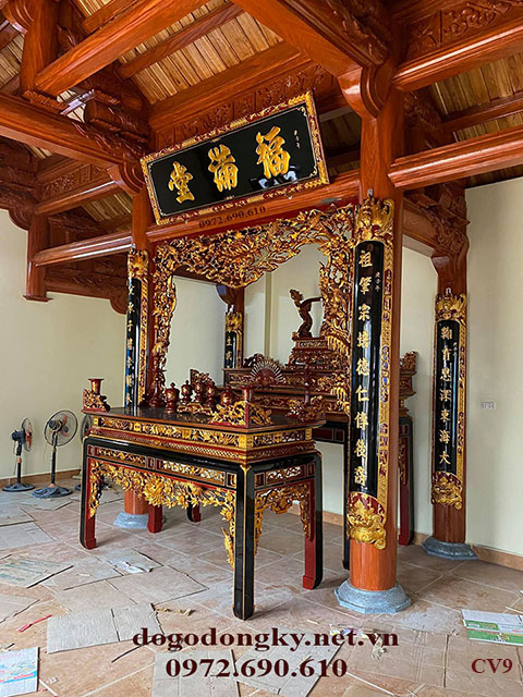 Cửa v&otilde;ng thờ tư gia