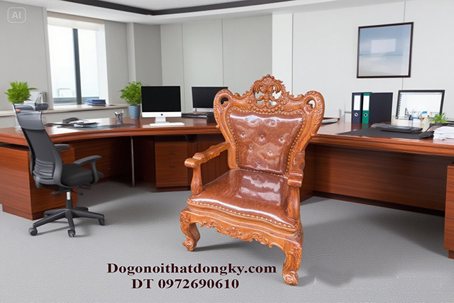 Ghế giám đốc gỗ tự nhiên Ghế giám đốc gỗ tự nhiên