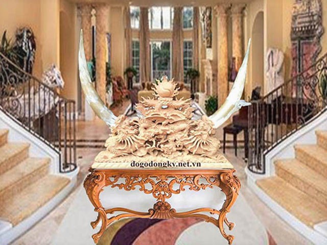 Giá gỗ cắm sừng bò Giá gỗ cắm sừng bò