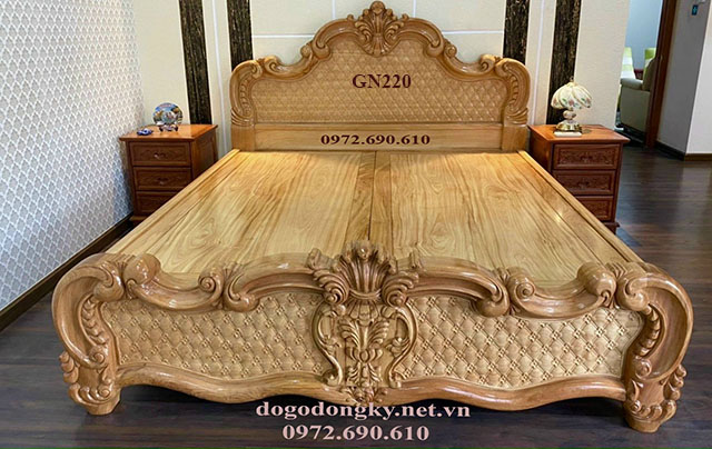 Giuong ngu go go do Giuong ngu go go do mau dep