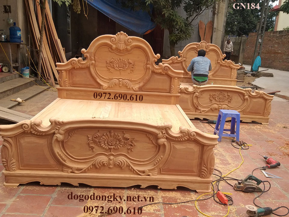 giường ngủ gỗ gõ đỏ Giường Ngủ Gỗ Gõ Đỏ Được Săn Đón Nhất Năm 2021