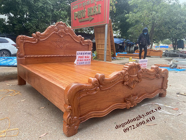 Giường ngủ gỗ hương Giường ngủ gỗ hương