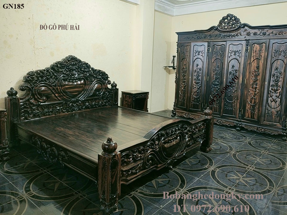 giuong ngu go mun giuong ngu go mun mau dep dang cap