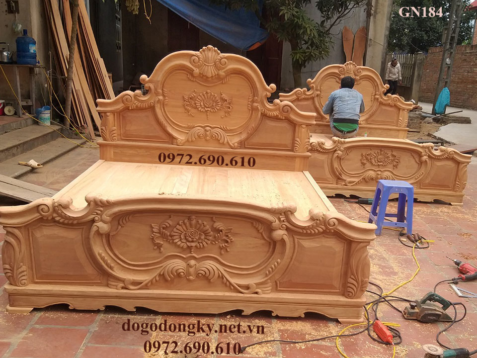 giuong ngu go go do giuong ngu go go do mau dep va sand