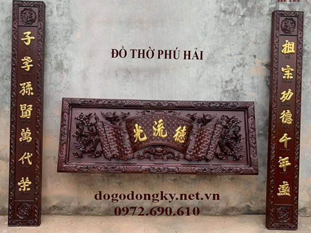 Hoành phi câu đối thờ dòng họ Hoành phi câu đối thờ dòng họ