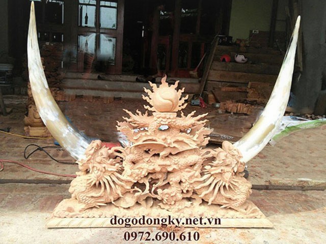 Kệ gỗ chạm rồng Kệ gỗ chạm rồng