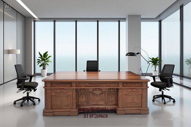 Mẫu bàn giám đốc đẹp Mẫu bàn giám đốc đẹp