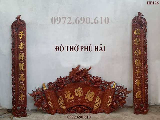 Mẫu cuốn thư câu đối đẹp