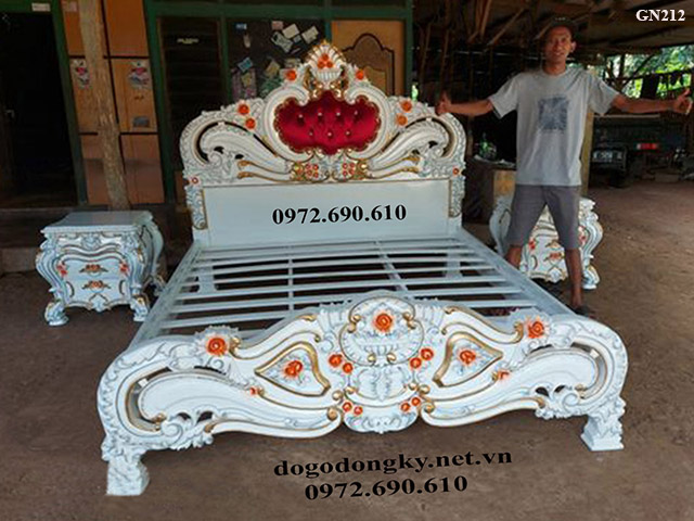 Mẫu giường cưới đẹp Mẫu giường cưới đẹp