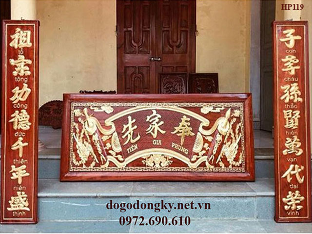 Mẫu hoành phi câu đối đẹp Mẫu hoành phi câu đối đẹp