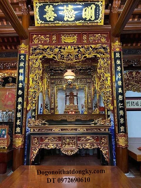 mẫu ph&ograve;ng thờ đẹp