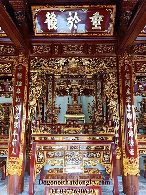 Mẫu thiets kế ph&ograve;ng thờ