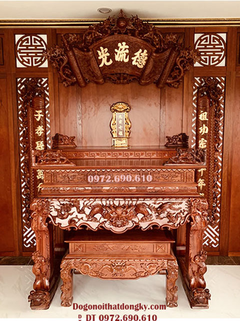 Mẫu v&aacute;ch ngăn ph&ograve;ng thờ đẹp