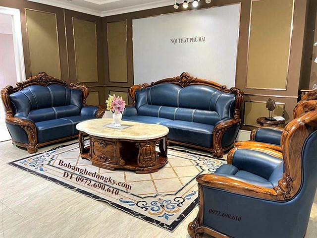 Sofa da tân cổ điển