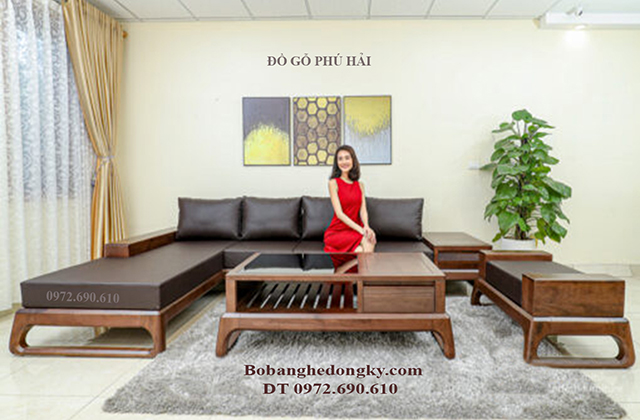 Bàn ghế sofa gỗ đẹp